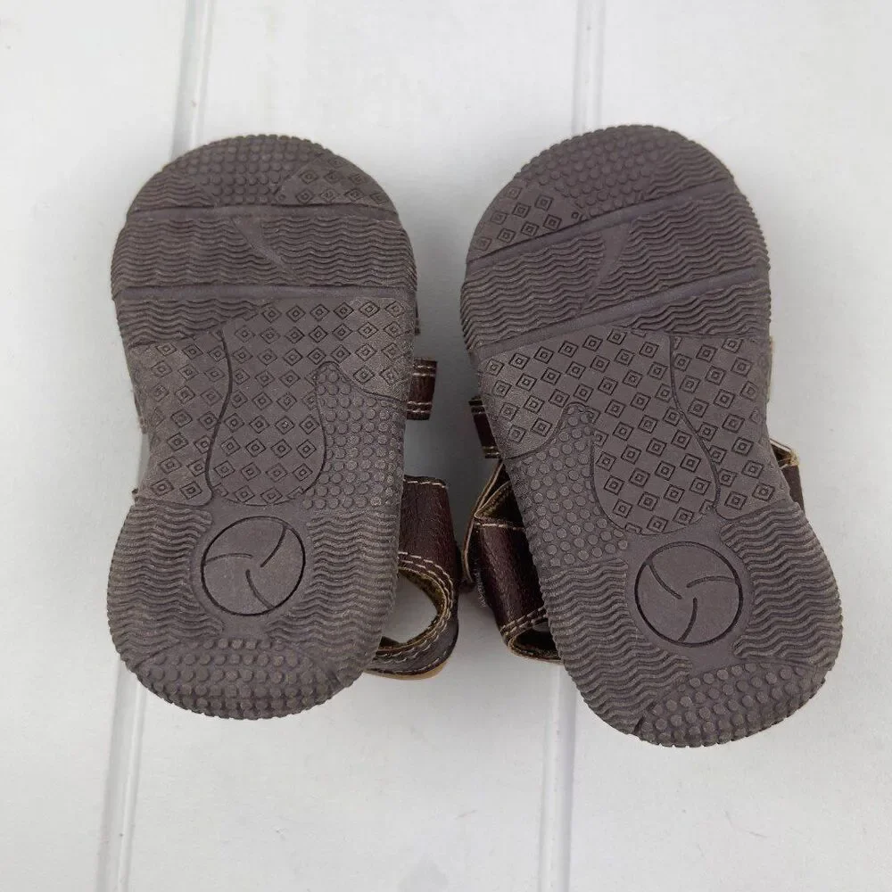 Koala Kids Sandals Toddlers Size 3 Brown & Tan, Cute Shoes